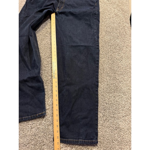 Levi's 550 Relaxed Fit Jeans Mens Size W44 L34 Dark Wash Denim Blue - Picture 8 of 11